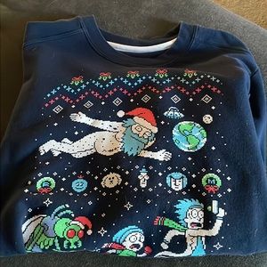 Rick & Morty tacky Christmas sweatshirt🎄